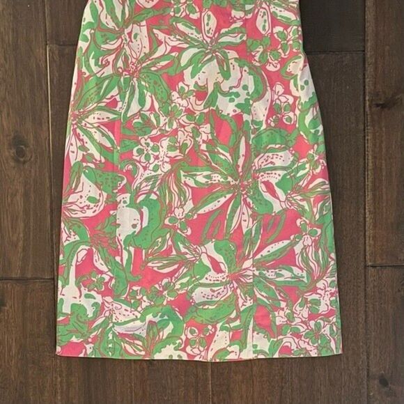 Lilly Pulitzer Franco Floral Strapless Dress Forgot My Trunks Hotty 00 - Picture 2 of 7